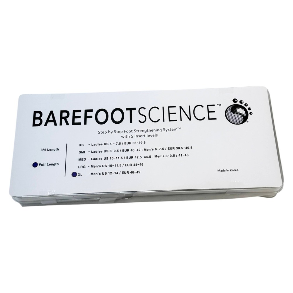 Barefoot Science Foot‎ Full 5 Step Insole Arch Support Mens XL 12 to 14 King New